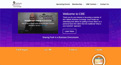 Desktop Screenshot of catholicbusinessexchange.org